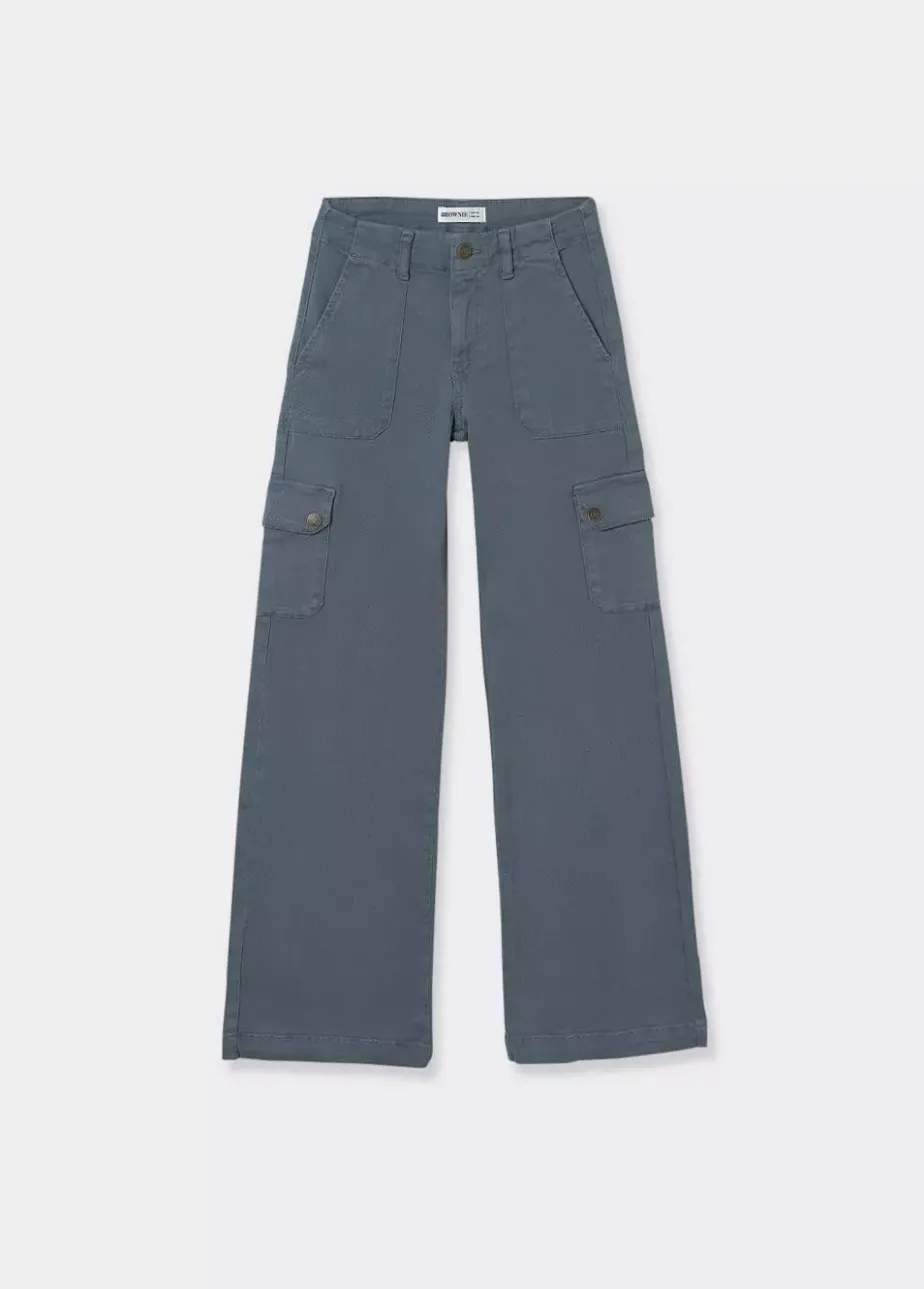 Mujer Brownie Spain Pantalones-Pantalon Culotte Cargo