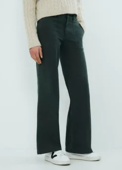 Mujer Brownie Spain Pantalones-Pantalon Culotte Con Bolsillos Frontales