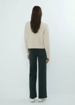 Mujer Brownie Spain Pantalones-Pantalon Culotte Con Bolsillos Frontales