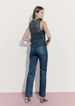 Mujer Brownie Spain Pantalones-Pantalon Encerado