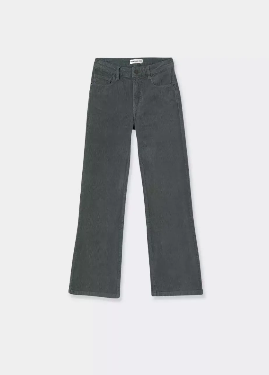 Mujer Brownie Spain Pantalones-Pantalon Pana Recto