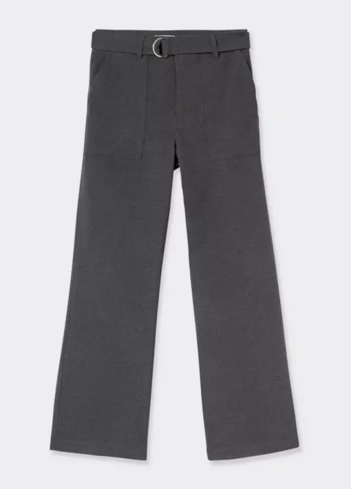 Mujer Brownie Spain Pantalones-Pantalon Recto Con Cinturon
