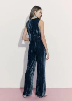 Mujer Brownie Spain Pantalones-Pantalon Terciopelo Tiro Bajo