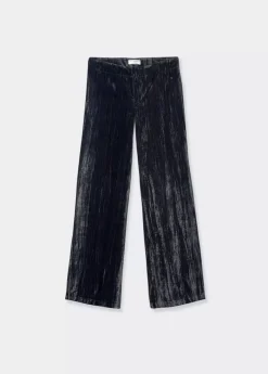 Mujer Brownie Spain Pantalones-Pantalon Terciopelo Tiro Bajo