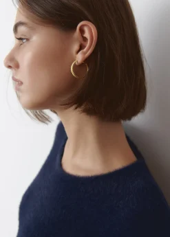 Mujer Brownie Spain Otros Accesorios-Pendiente Aro Trenza