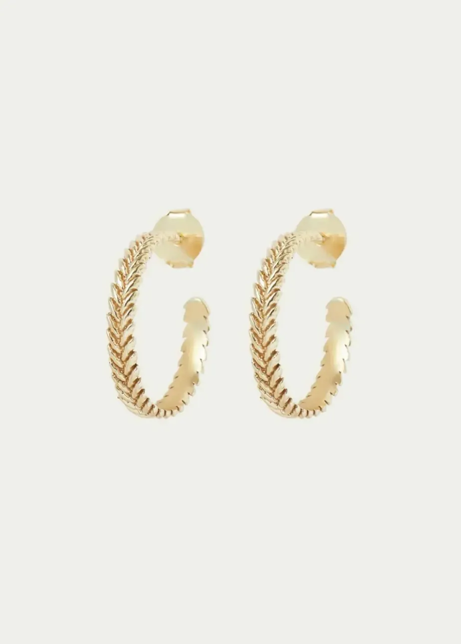 Mujer Brownie Spain Otros Accesorios-Pendiente Aro Trenza