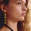 Mujer Brownie Spain Otros Accesorios-Pendientes Largos Cinco Soles