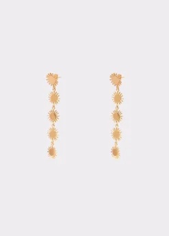 Mujer Brownie Spain Otros Accesorios-Pendientes Largos Cinco Soles