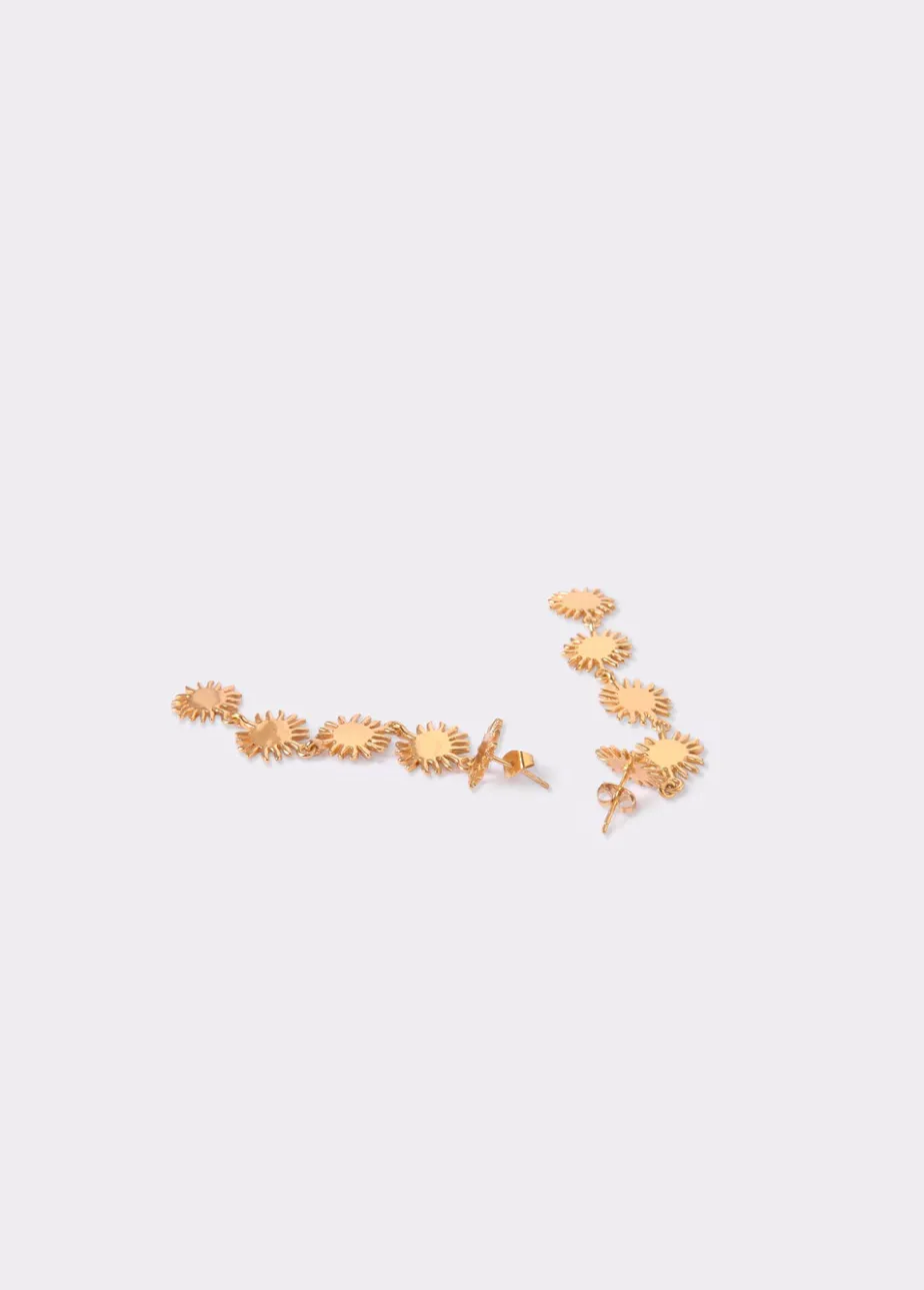 Mujer Brownie Spain Otros Accesorios-Pendientes Largos Cinco Soles