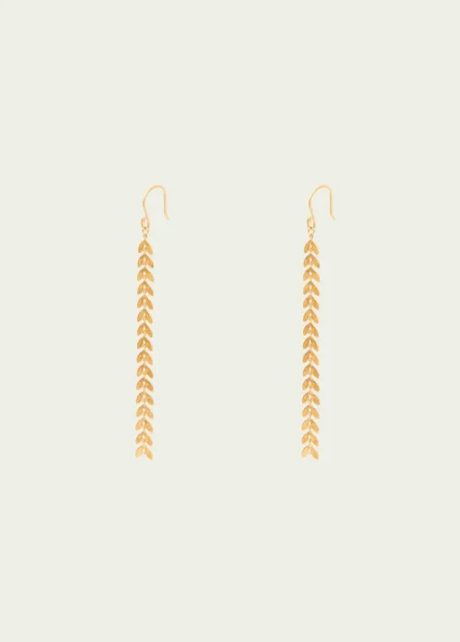 Mujer Brownie Spain Otros Accesorios-Pendientes Largos Hojitas