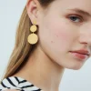 Mujer Brownie Spain Otros Accesorios-Pendientes Largos Tres Discos