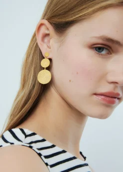 Mujer Brownie Spain Otros Accesorios-Pendientes Largos Tres Discos