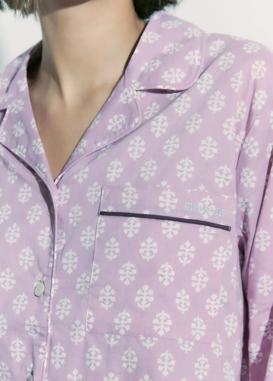 Mujer Brownie Spain Intimates-Pijama Largo Estampado