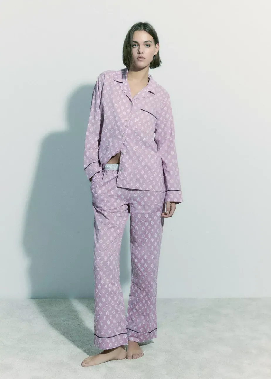 Mujer Brownie Spain Intimates-Pijama Largo Estampado