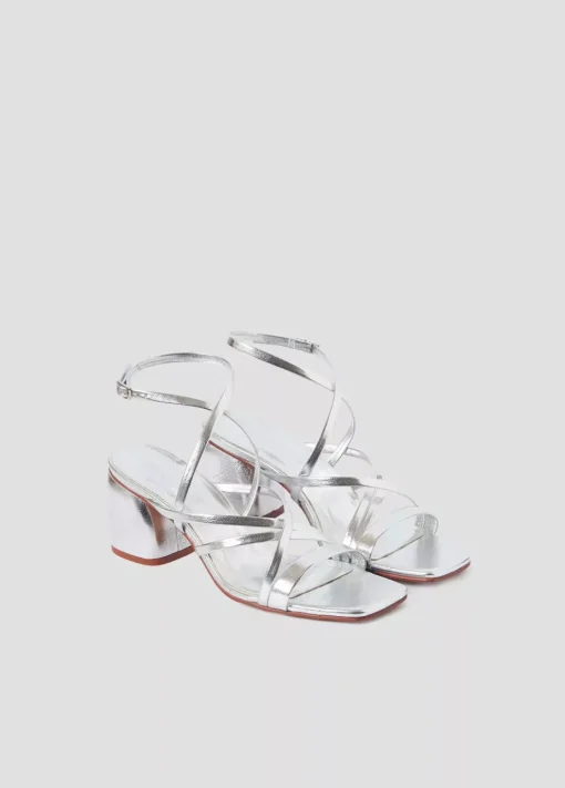 Mujer Brownie Spain Zapatos-Sandalia Tiras Tobillo