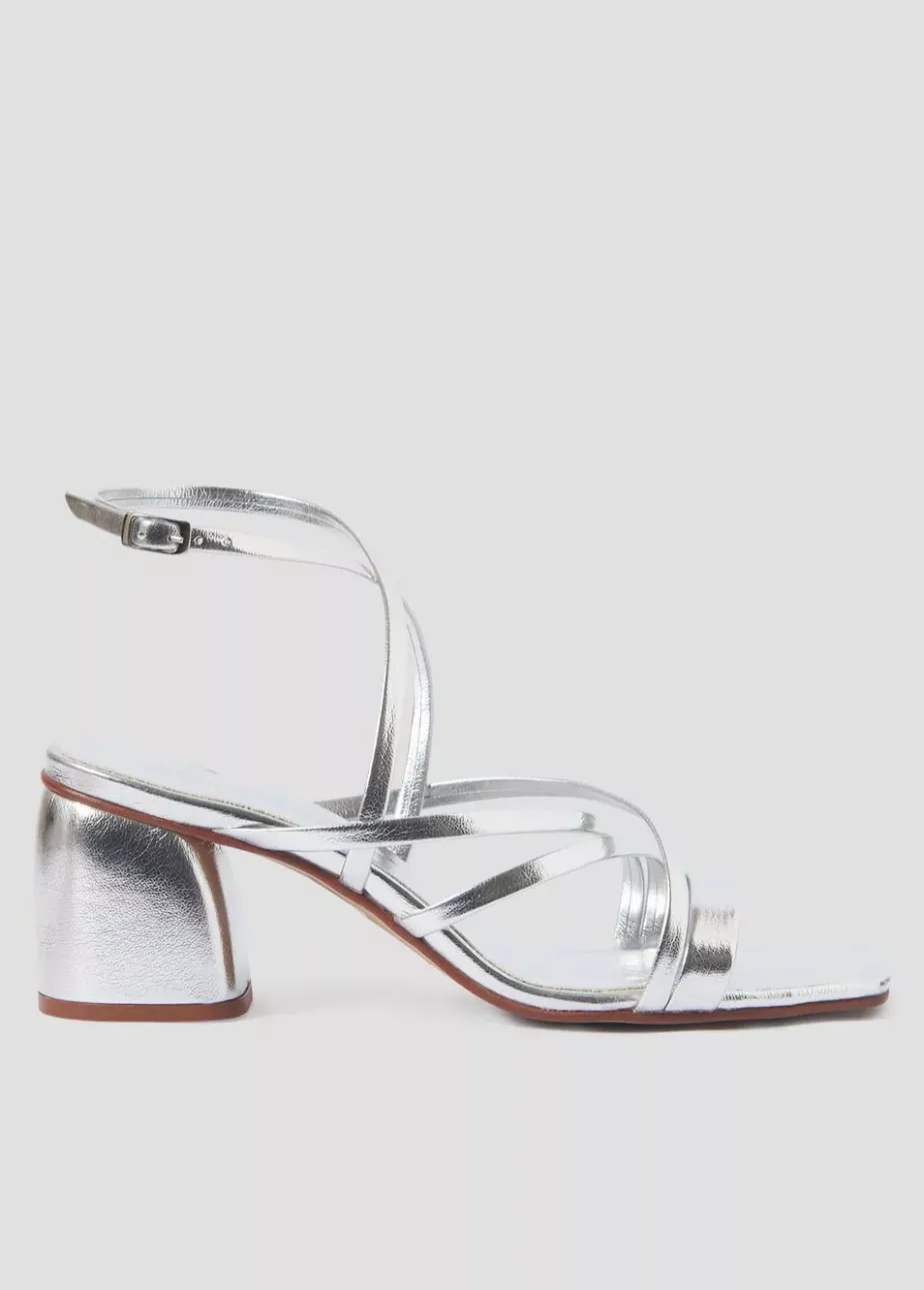 Mujer Brownie Spain Zapatos-Sandalia Tiras Tobillo