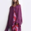 Mujer Brownie Spain Otros Accesorios-Shawl Liso Berenjena
