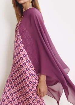 Mujer Brownie Spain Otros Accesorios-Shawl Liso Berenjena