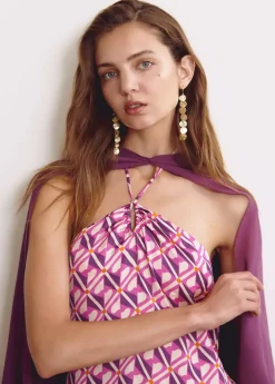 Mujer Brownie Spain Otros Accesorios-Shawl Liso Berenjena