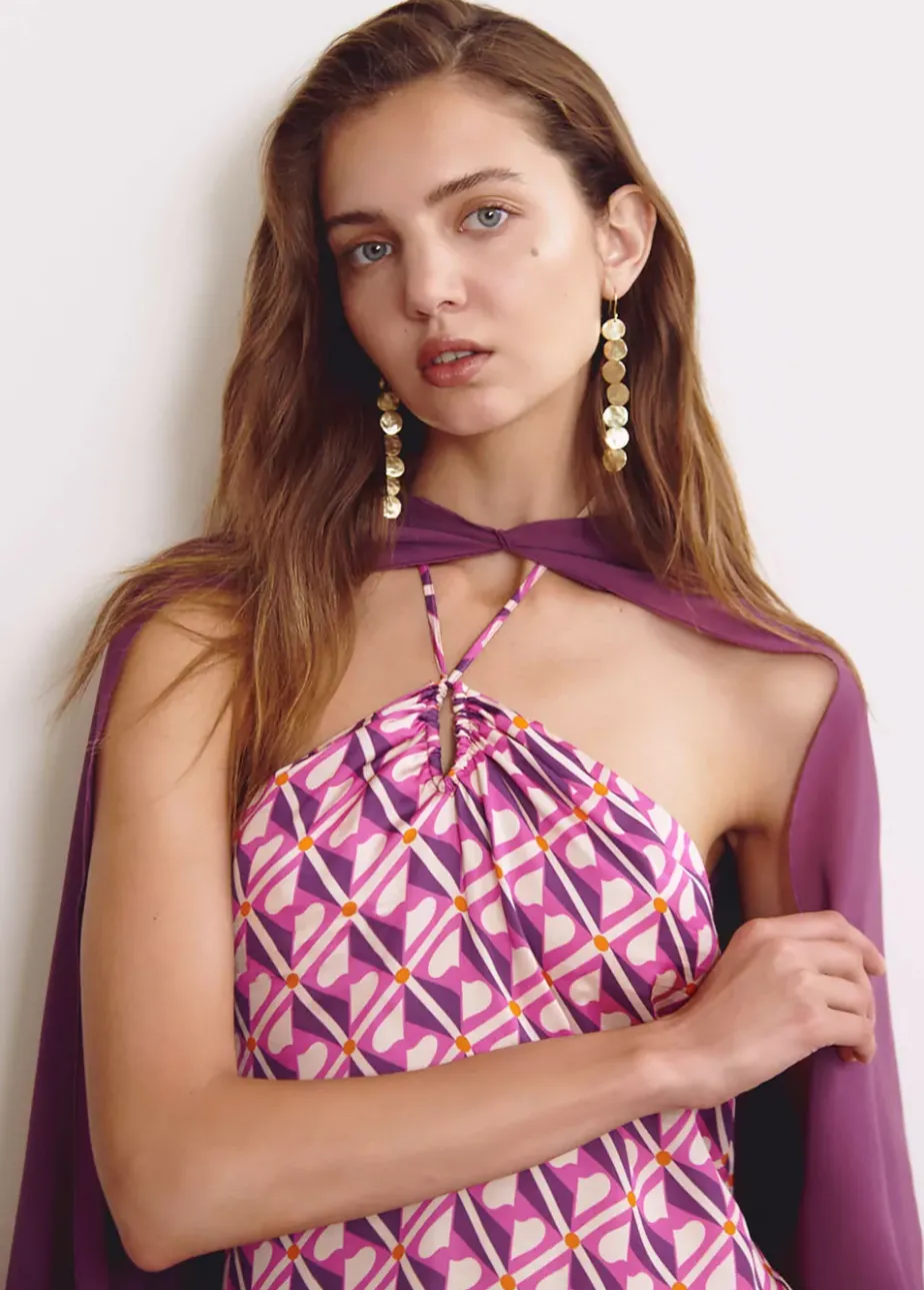 Mujer Brownie Spain Otros Accesorios-Shawl Liso Berenjena