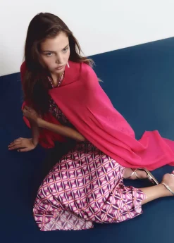 Mujer Brownie Spain Otros Accesorios-Shawl Liso Fucsia