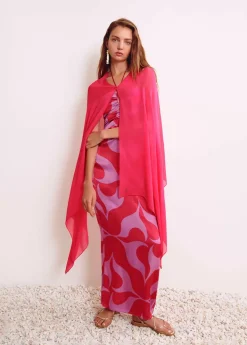 Mujer Brownie Spain Otros Accesorios-Shawl Liso Fucsia