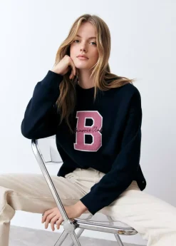 Mujer Brownie Spain Sudaderas-Sudadera B Bordado