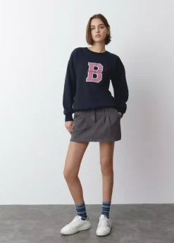 Mujer Brownie Spain Sudaderas-Sudadera B Bordado