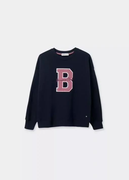 Mujer Brownie Spain Sudaderas-Sudadera B Bordado