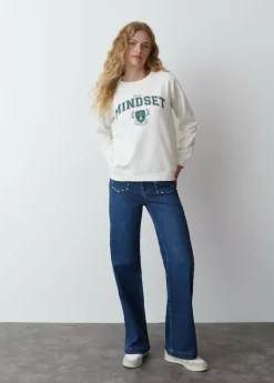 Mujer Brownie Spain Sudaderas-Sudadera Bordada Mindset