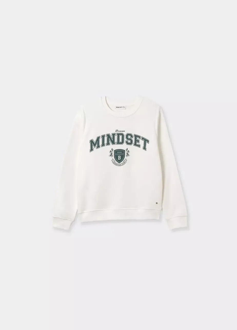 Mujer Brownie Spain Sudaderas-Sudadera Bordada Mindset