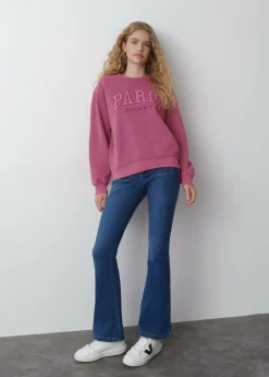 Mujer Brownie Spain Sudaderas-Sudadera Bordada Paris
