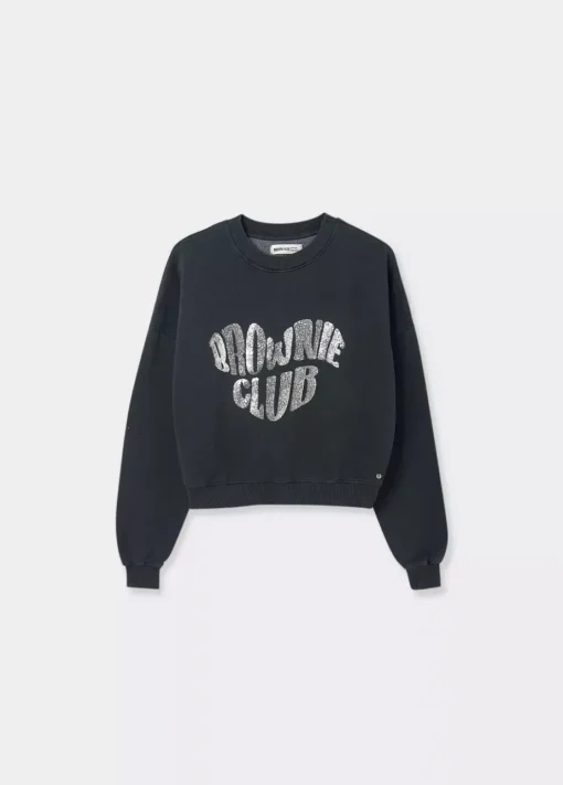 Mujer Brownie Spain Sudaderas-Sudadera Brownie Corazon Glitter