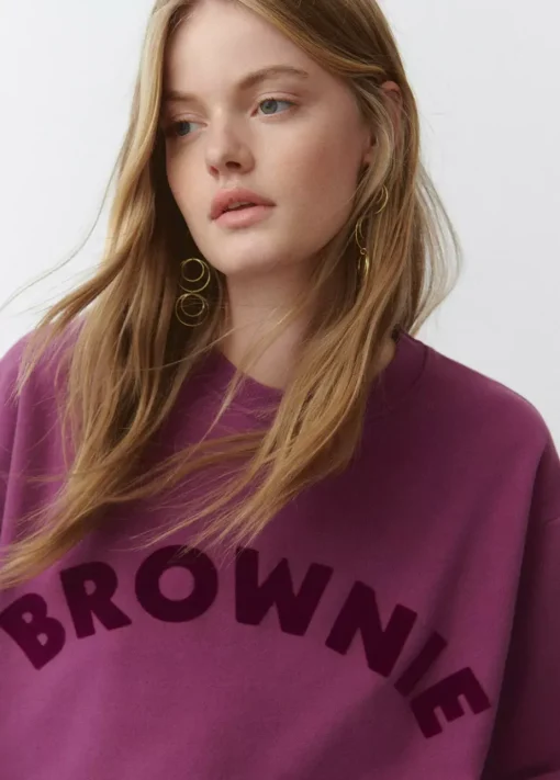 Mujer Brownie Spain Sudaderas-Sudadera Brownie Magenta