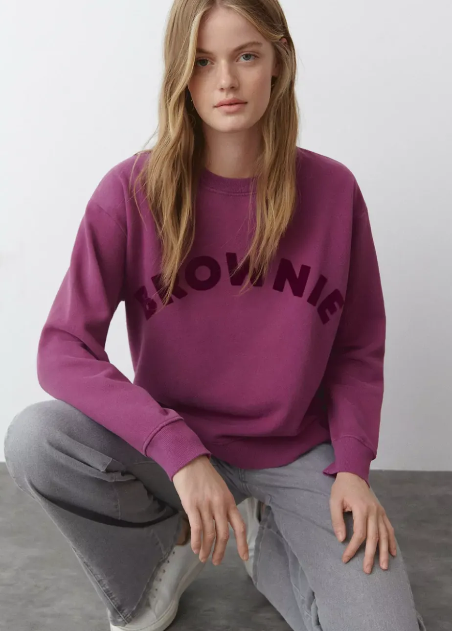 Mujer Brownie Spain Sudaderas-Sudadera Brownie Magenta