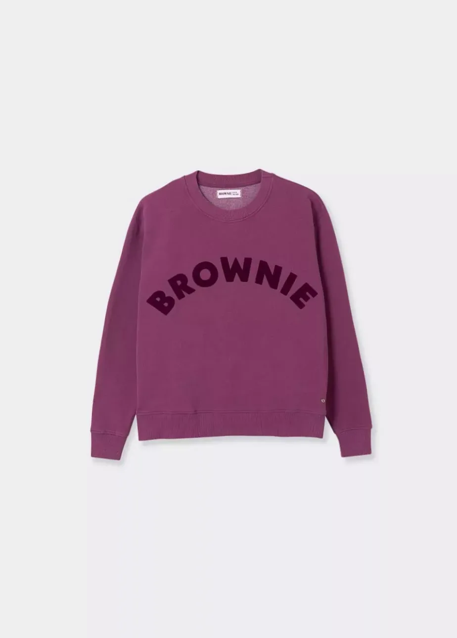 Mujer Brownie Spain Sudaderas-Sudadera Brownie Magenta