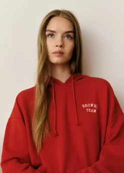 Mujer Brownie Spain Sudaderas-Sudadera Capucha Cropped