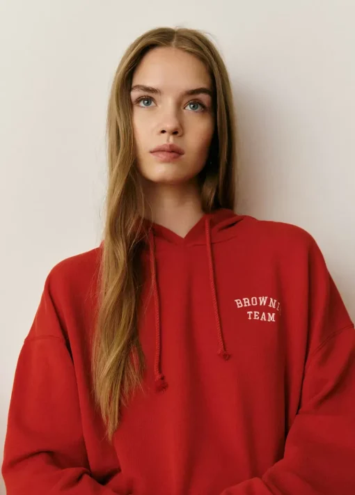 Mujer Brownie Spain Sudaderas-Sudadera Capucha Cropped