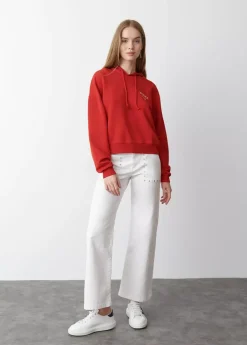 Mujer Brownie Spain Sudaderas-Sudadera Capucha Cropped