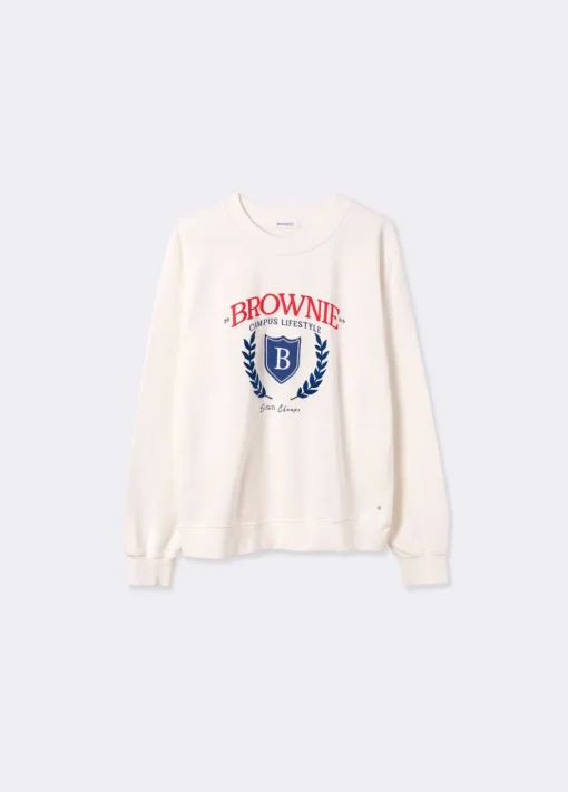 Mujer Brownie Spain Sudaderas-Sudadera Escudo