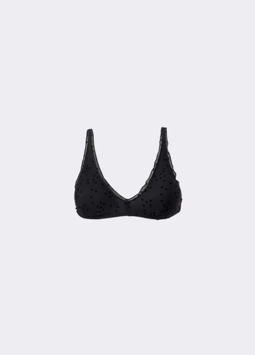Mujer Brownie Spain Intimates-Sujetador Tul Flocado