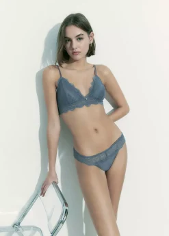 Mujer Brownie Spain Intimates-Tanga Encaje
