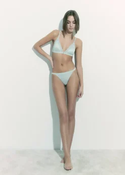 Mujer Brownie Spain Intimates-Tanga Saten Puntilla