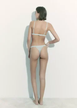 Mujer Brownie Spain Intimates-Tanga Saten Puntilla
