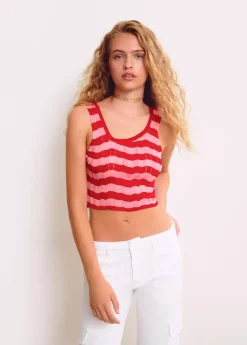Mujer Brownie Spain Tops-Top Andy Tirantes Rayas