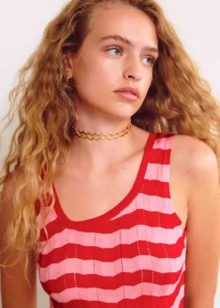 Mujer Brownie Spain Tops-Top Andy Tirantes Rayas