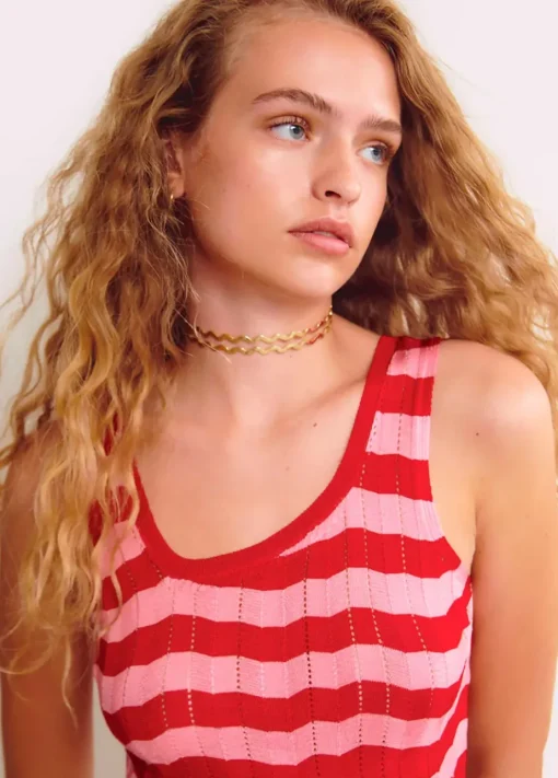 Mujer Brownie Spain Tops-Top Andy Tirantes Rayas