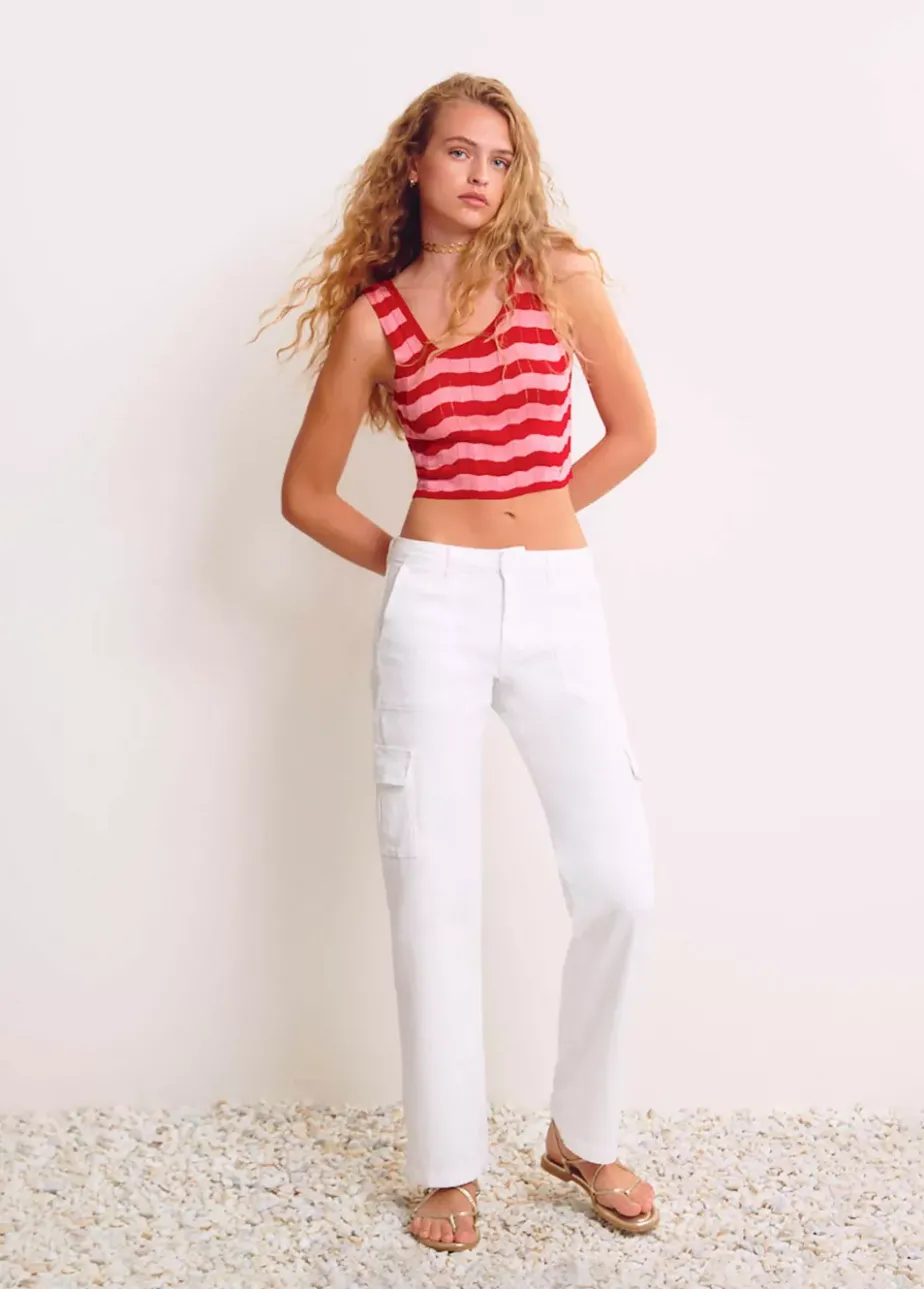 Mujer Brownie Spain Tops-Top Andy Tirantes Rayas