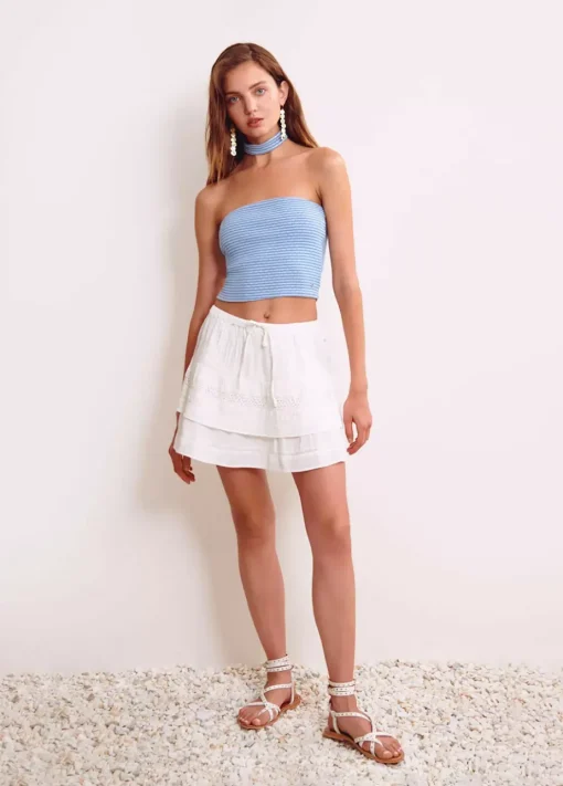Mujer Brownie Spain Tops-Top Bandeau Chocker