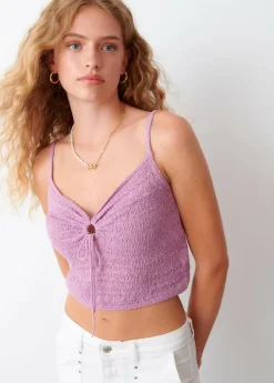 Mujer Brownie Spain Tops-Top Crochet Tirantes Nudo